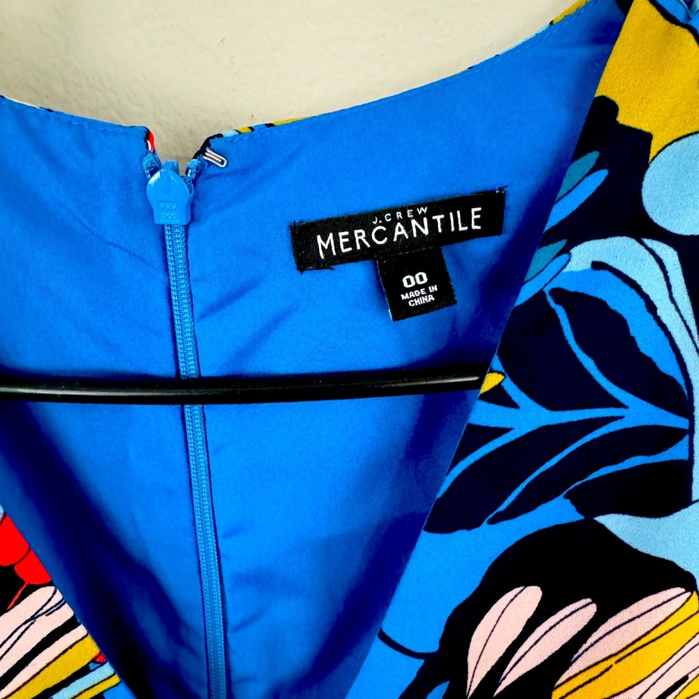 J crew multi color dress in 00